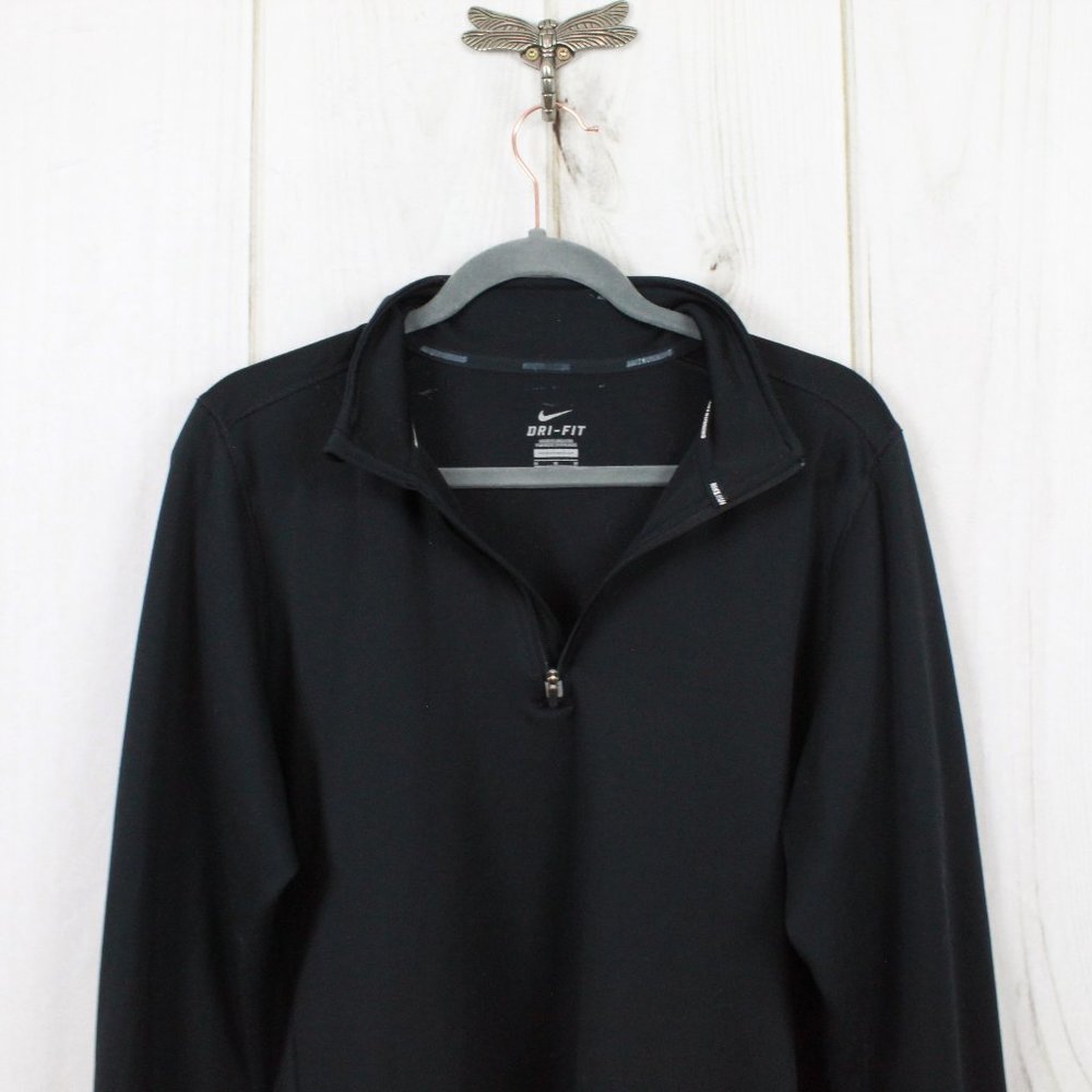 NIKE Dri-Fit Long Sleeve 1/4 Zip Pullover Size M - Picture 6 of 10